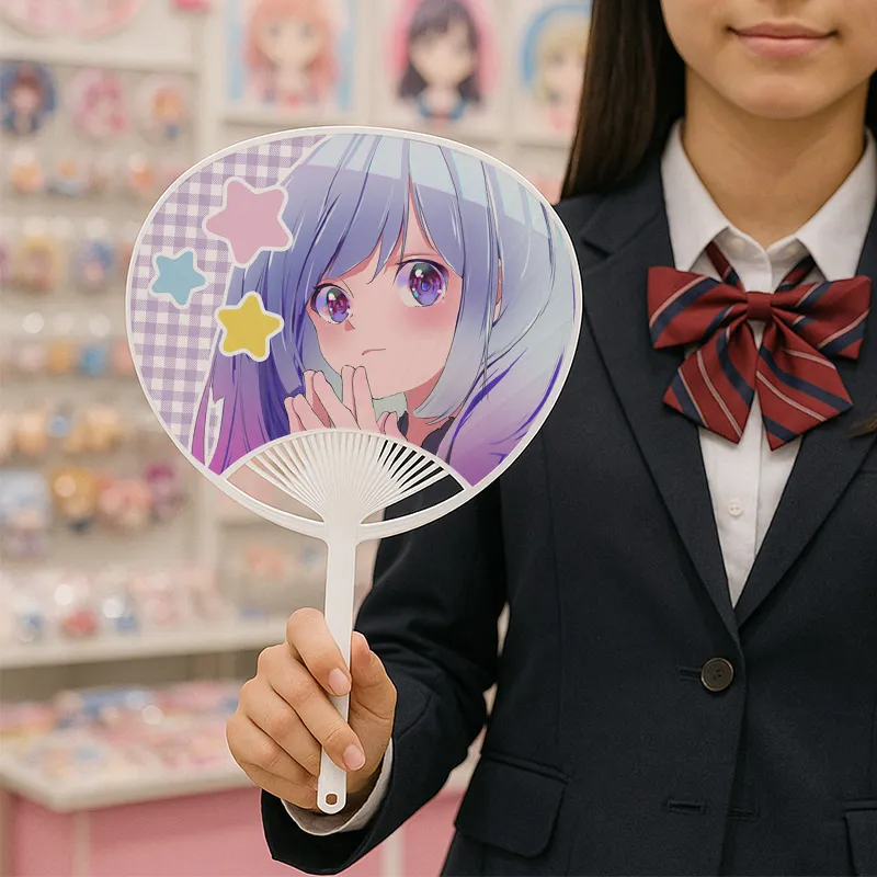 オリジナルうちわにキャラクターを印刷して推し活や物販を盛り上げよう